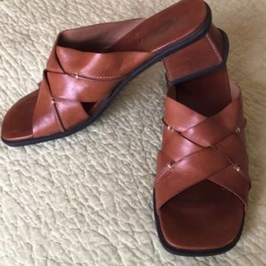 Clark’s natural leather sandals